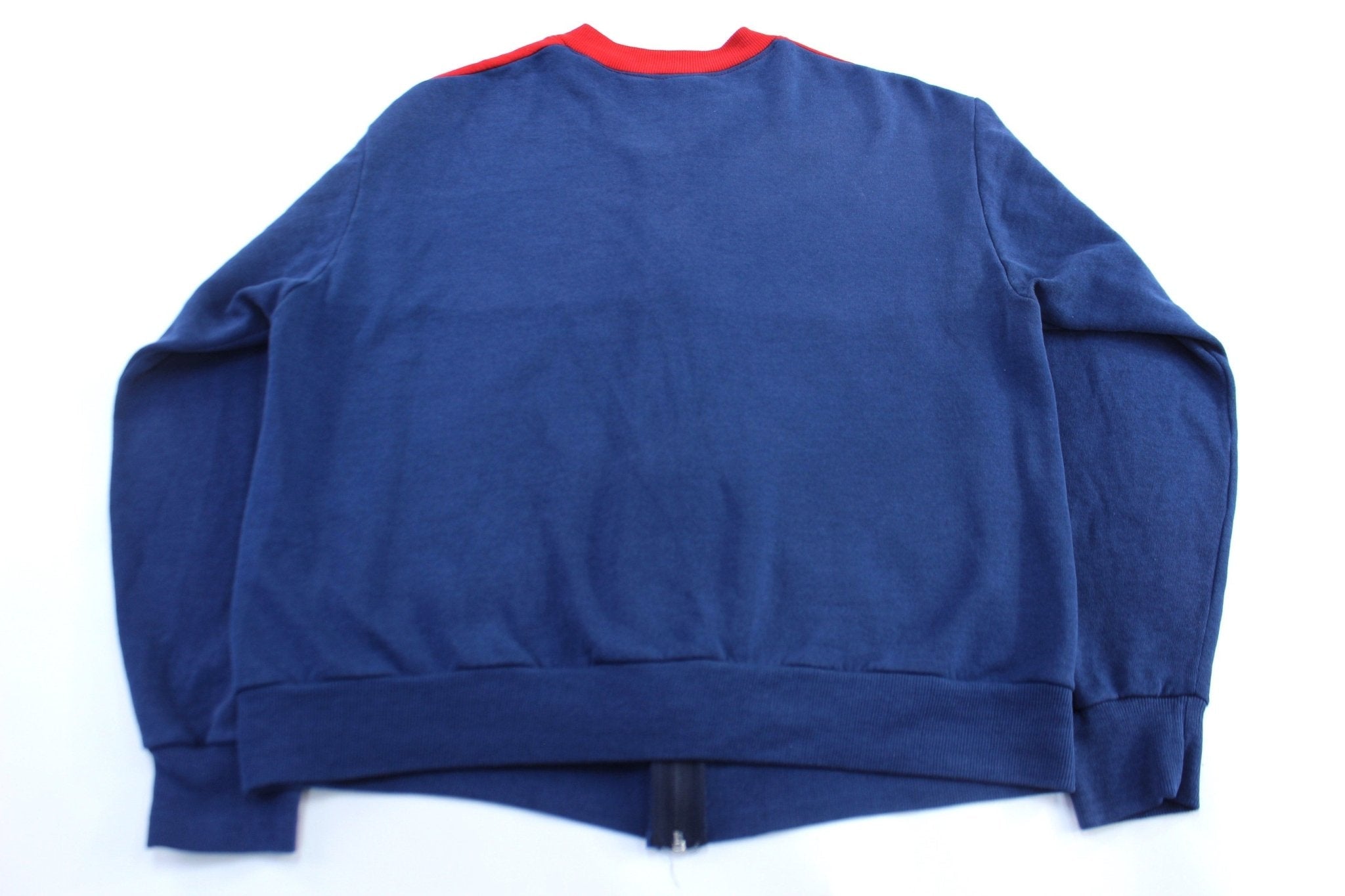 90's Nike Embroidered Logo Red & Blue Zip Up Jacket - Jacket - Thrifted Threads