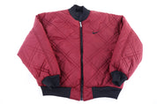 90's Nike Embroidered Logo Reversible Full Zip Jacket - Jacket - Thrifted Threads