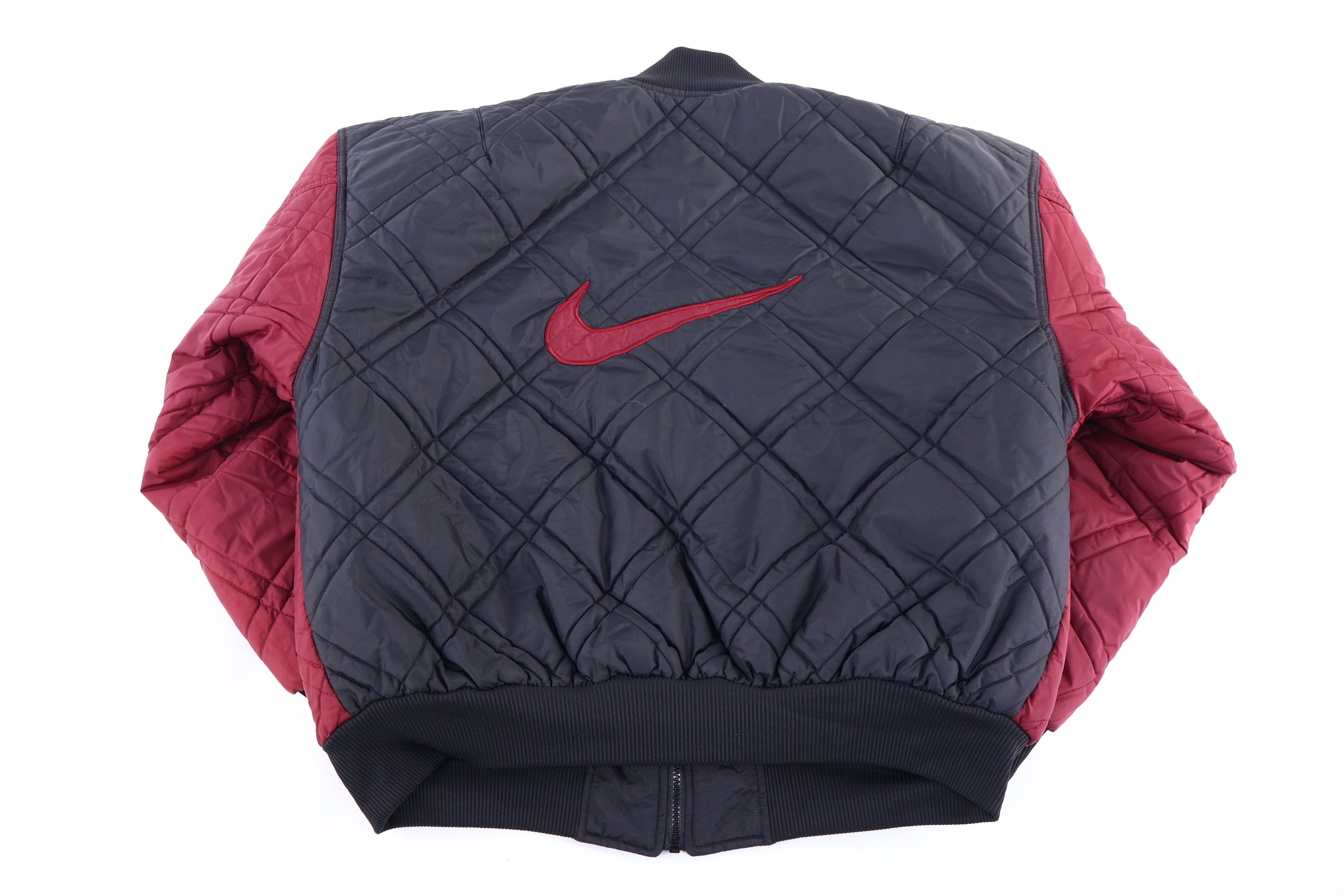 90's Nike Embroidered Logo Reversible Full Zip Jacket - Jacket - Thrifted Threads