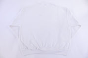 90's Nike Embroidered Logo White Blank Sweatshirt - Sweatshirt - Thrifted Threads