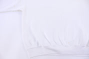90's Nike Embroidered Logo White Blank Sweatshirt - Sweatshirt - Thrifted Threads