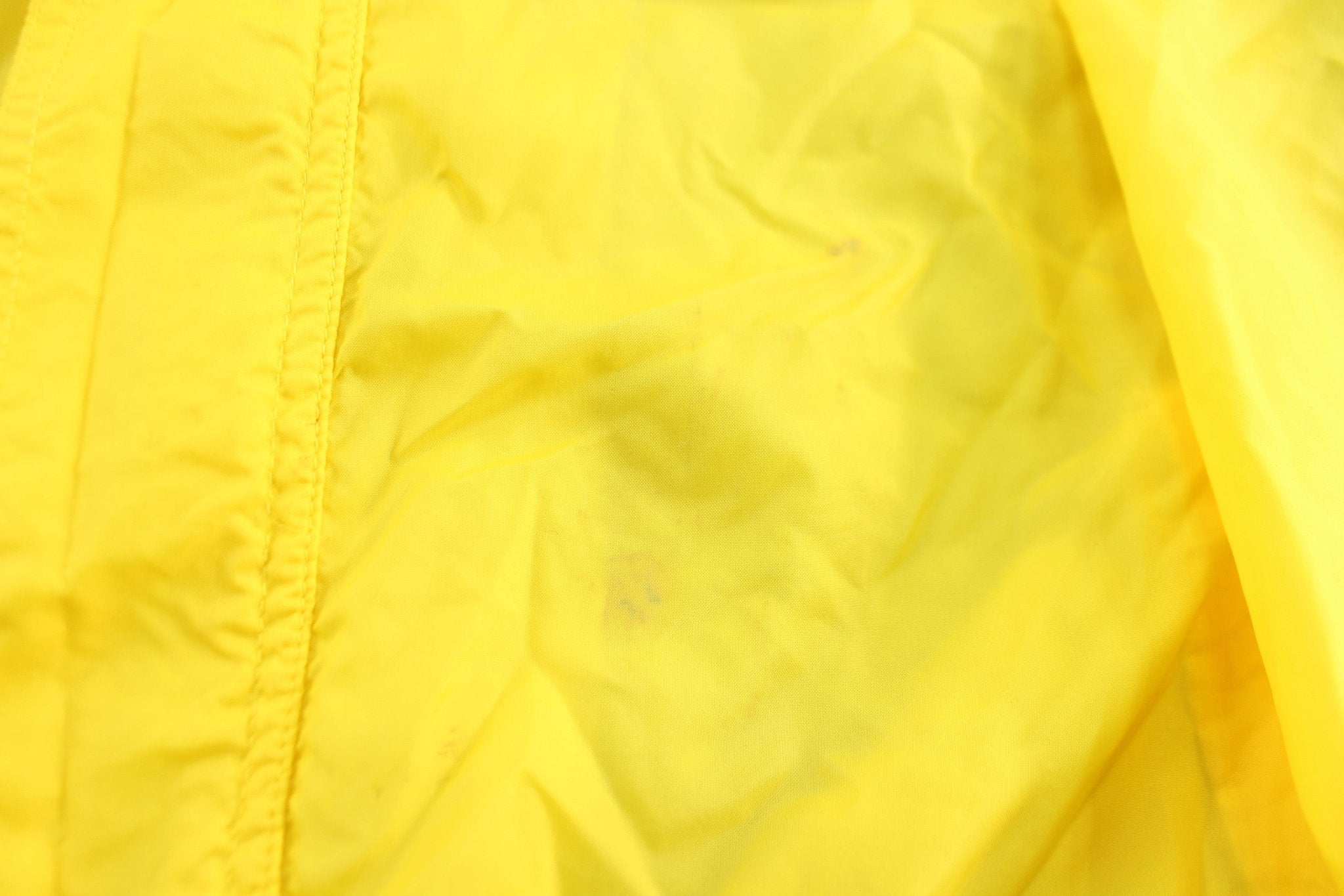 90's Nike Embroidered Logo Yellow Zip Up Jacket - ThriftedThreads.com