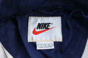 90's Nike Embroidered Swoosh Logo Blue Jacket - Jackets - Thrifted Threads