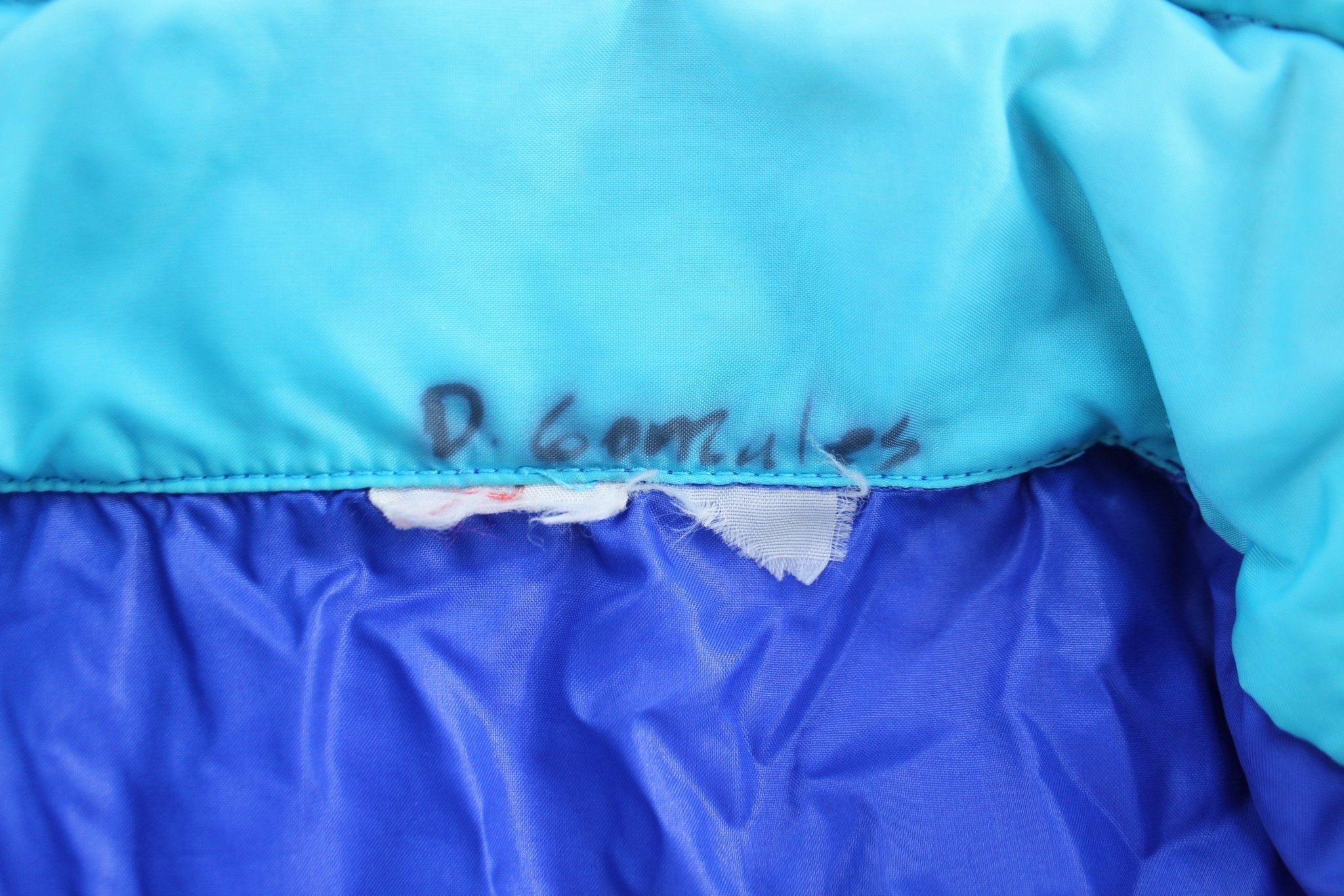 90's Nike Embroidered Swoosh Logo Blue Zip Up Jacket - Jackets - Thrifted Threads