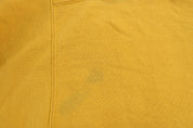 90's Nike Embroidered Swoosh Logo Yellow Sweatshirt - ThriftedThreads.com