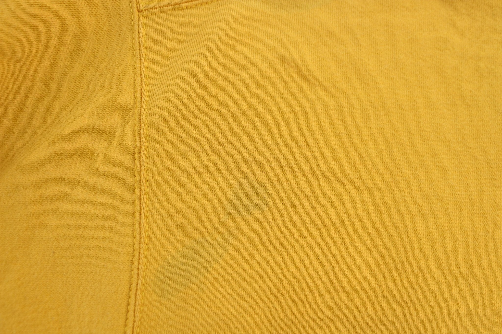 90's Nike Embroidered Swoosh Logo Yellow Sweatshirt - ThriftedThreads.com