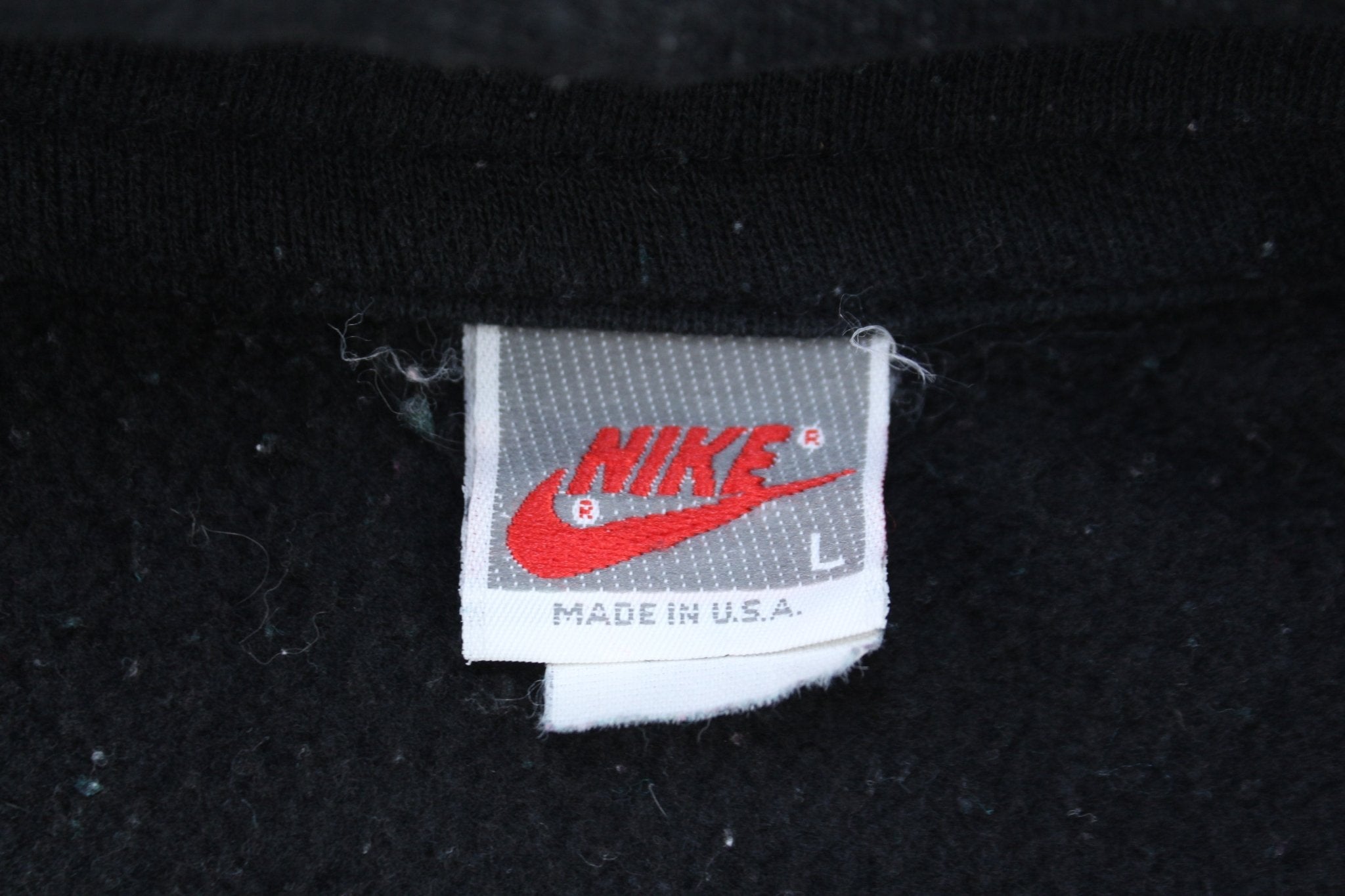 90's Nike Logo Embroidered Black & Green Full Zip Jacket - ThriftedThreads.com