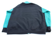 90's Nike Logo Embroidered Black & Green Full Zip Jacket - Jacket - Thrifted Threads