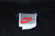 90's Nike Logo Embroidered Black & Green Full Zip Jacket - Jacket - Thrifted Threads