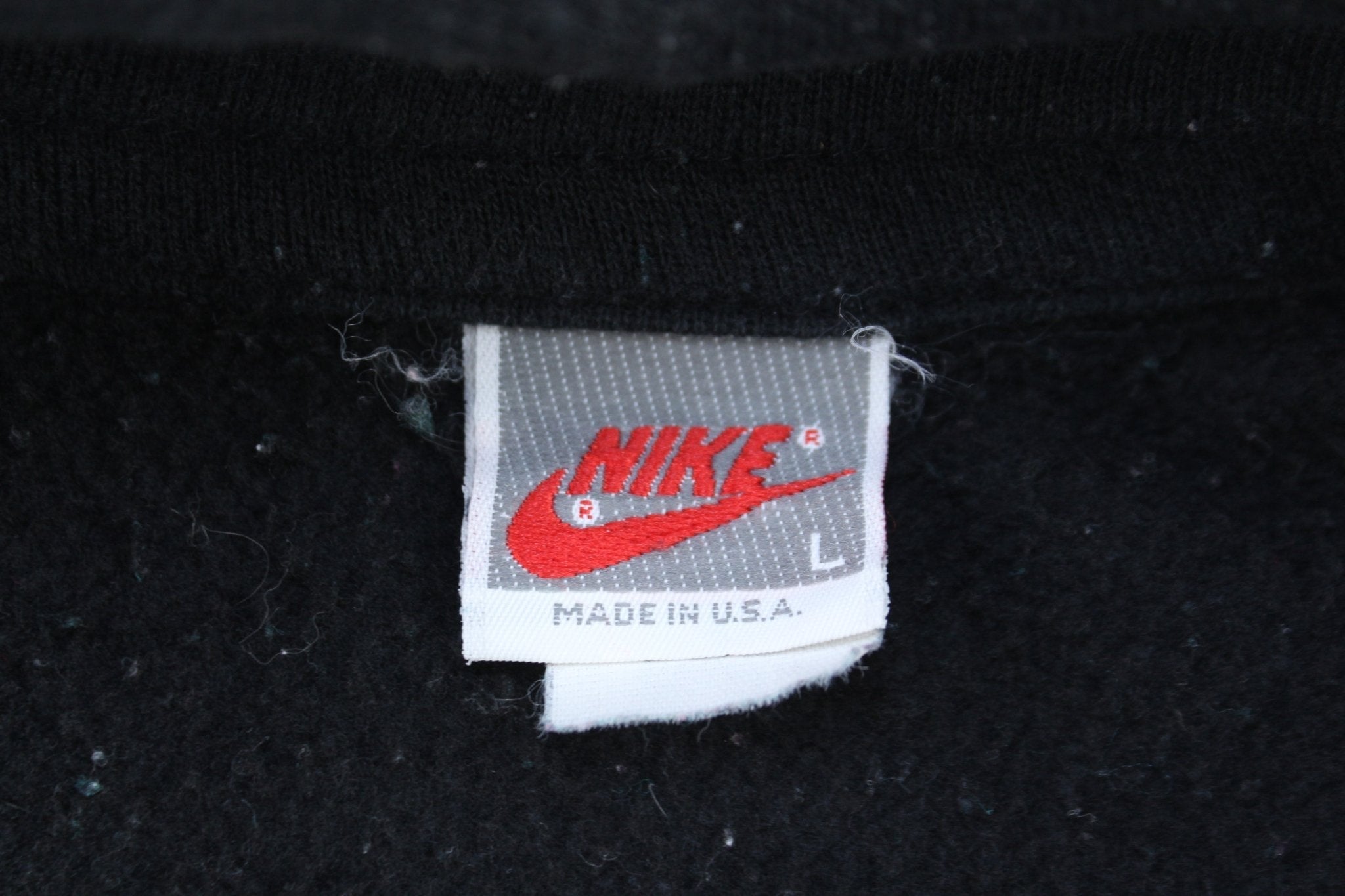 90's Nike Logo Embroidered Black & Green Full Zip Jacket - Jacket - Thrifted Threads
