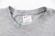 90's Nike Logo Grey T-Shirt - ThriftedThreads.com
