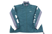 90's Nike Multicolor Full Zip Windbreaker - Jacket - Thrifted Threads