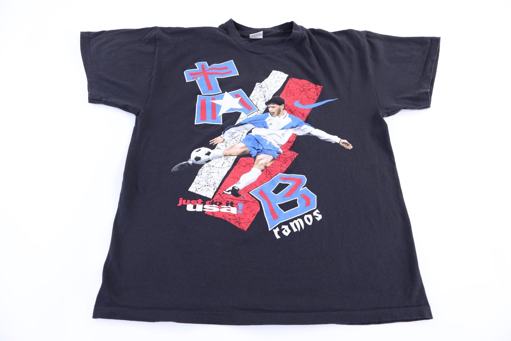 90's Nike Tab Ramos Soccer T-shirt - Shirts & Tops - Thrifted Threads