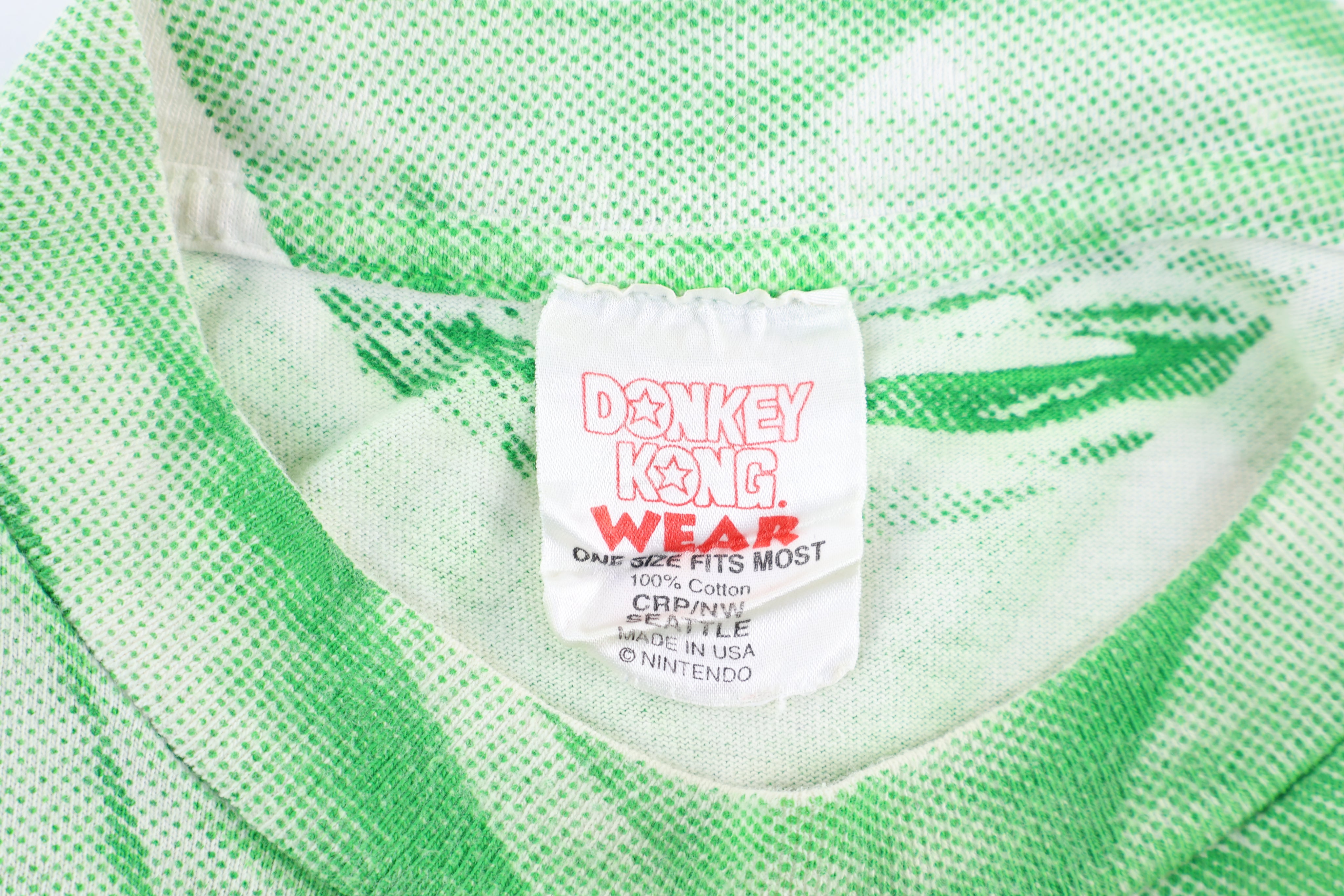 90's Nintendo Donkey Kong Country All Over Graphic T-shirt - Shirts & Tops - Thrifted Threads
