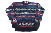 90's Northern Isles Multipattern Knit Sweater - Sweater - Thrifted Threads