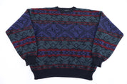 90's Obermeyer Multicolor Knit Sweater - Sweater - Thrifted Threads