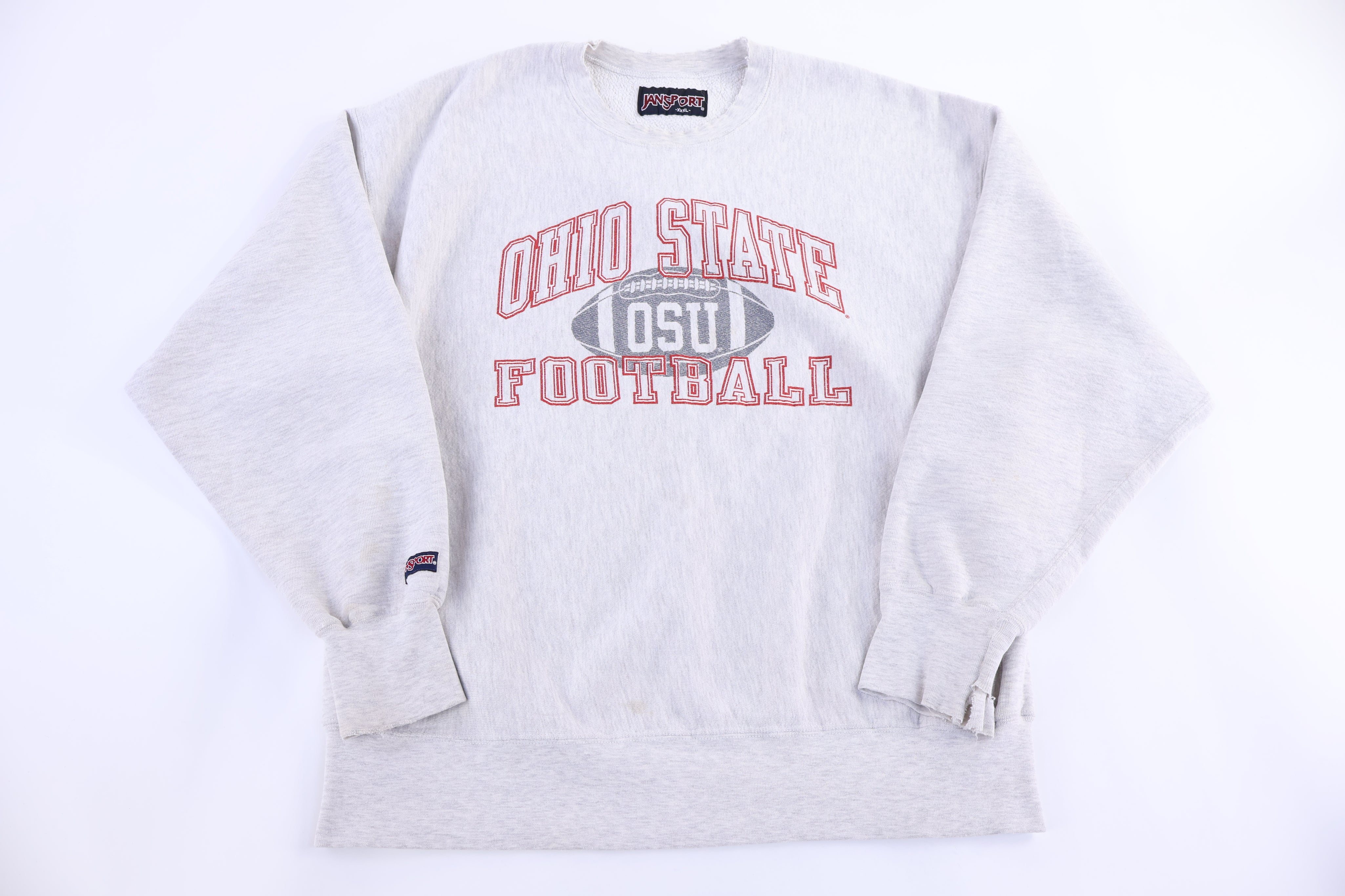 90's Ohio State University Football Sweatshirt - Sweatshirt - Thrifted Threads