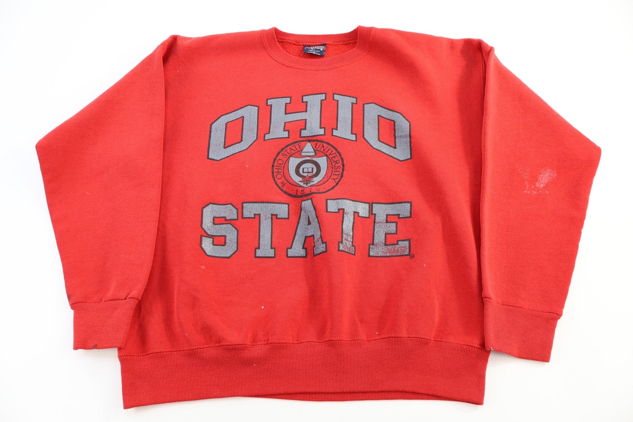 90's Ohio State University Sweatshirt - Sweatshirt - Thrifted Threads