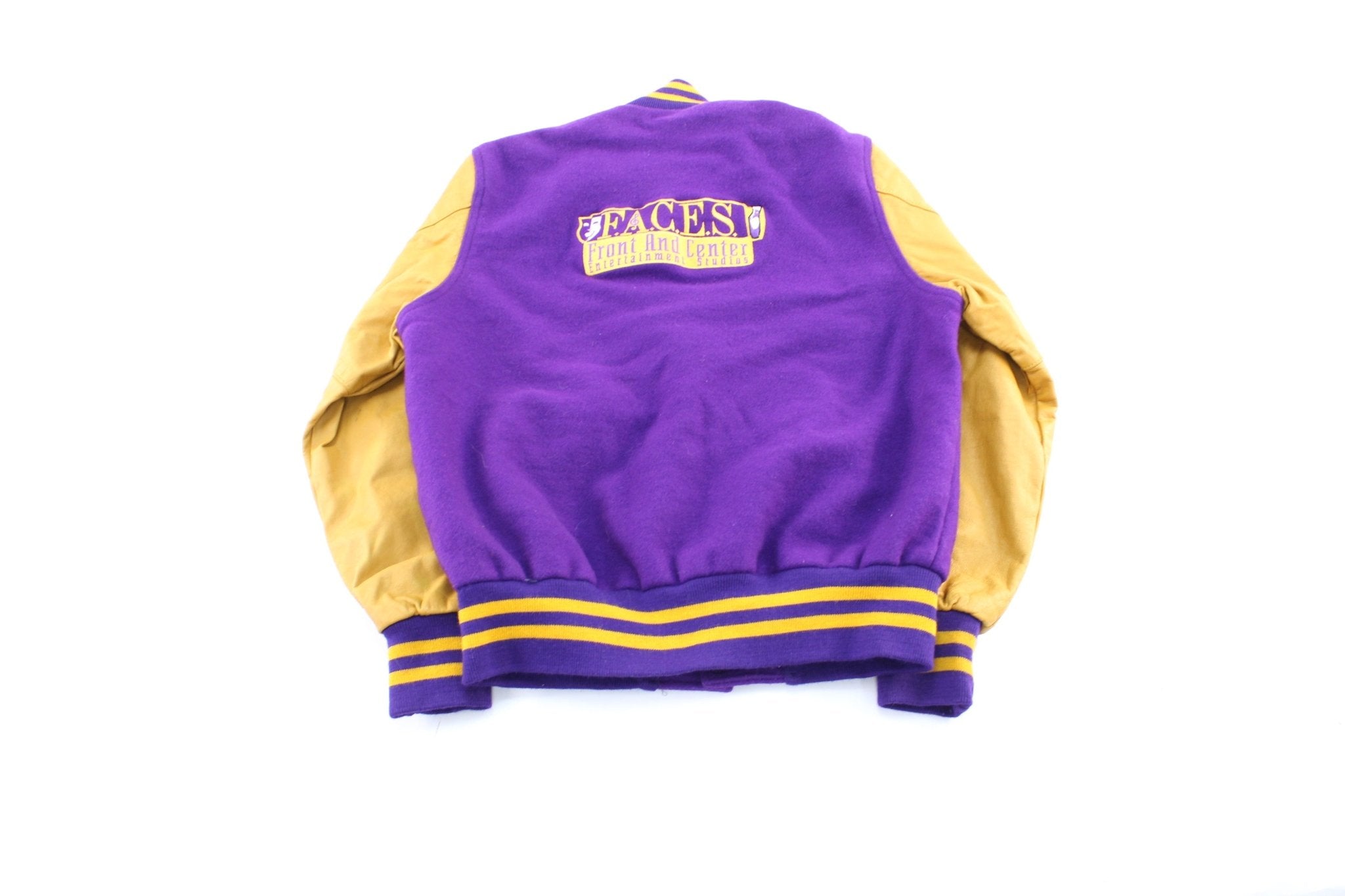 90's Original Holloway Embroidered Front & Faces Entertainment Studios Jacket - ThriftedThreads.com