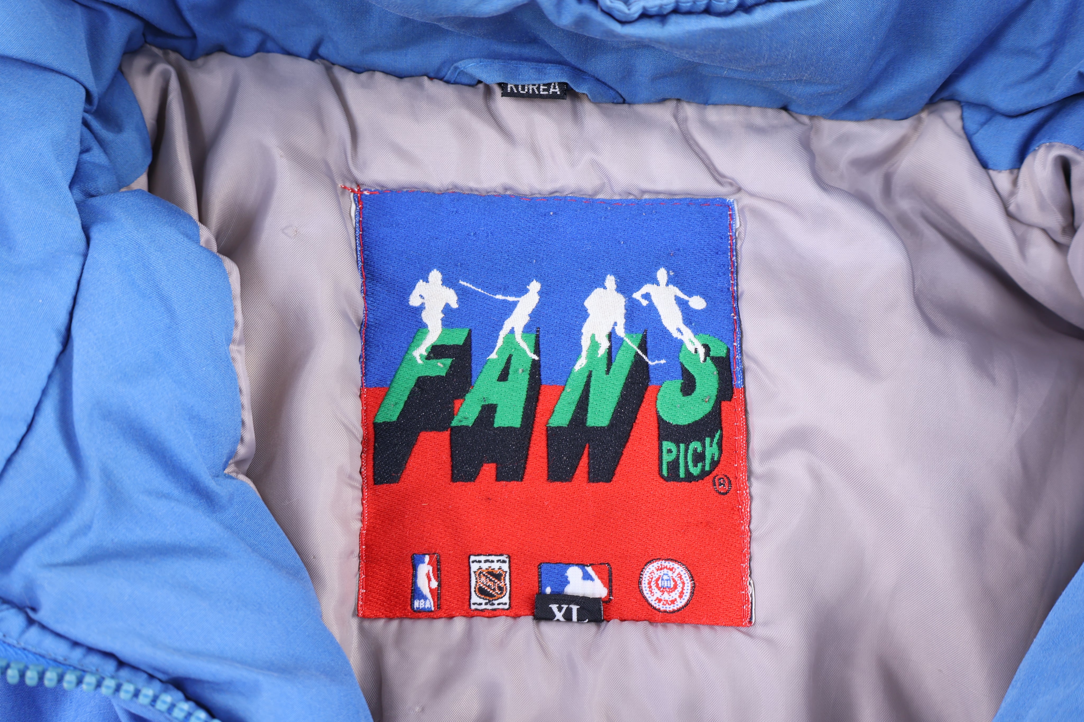 90's Orlando Magic Basketball Full Zip Puffer Jacket - Jacket - Thrifted Threads