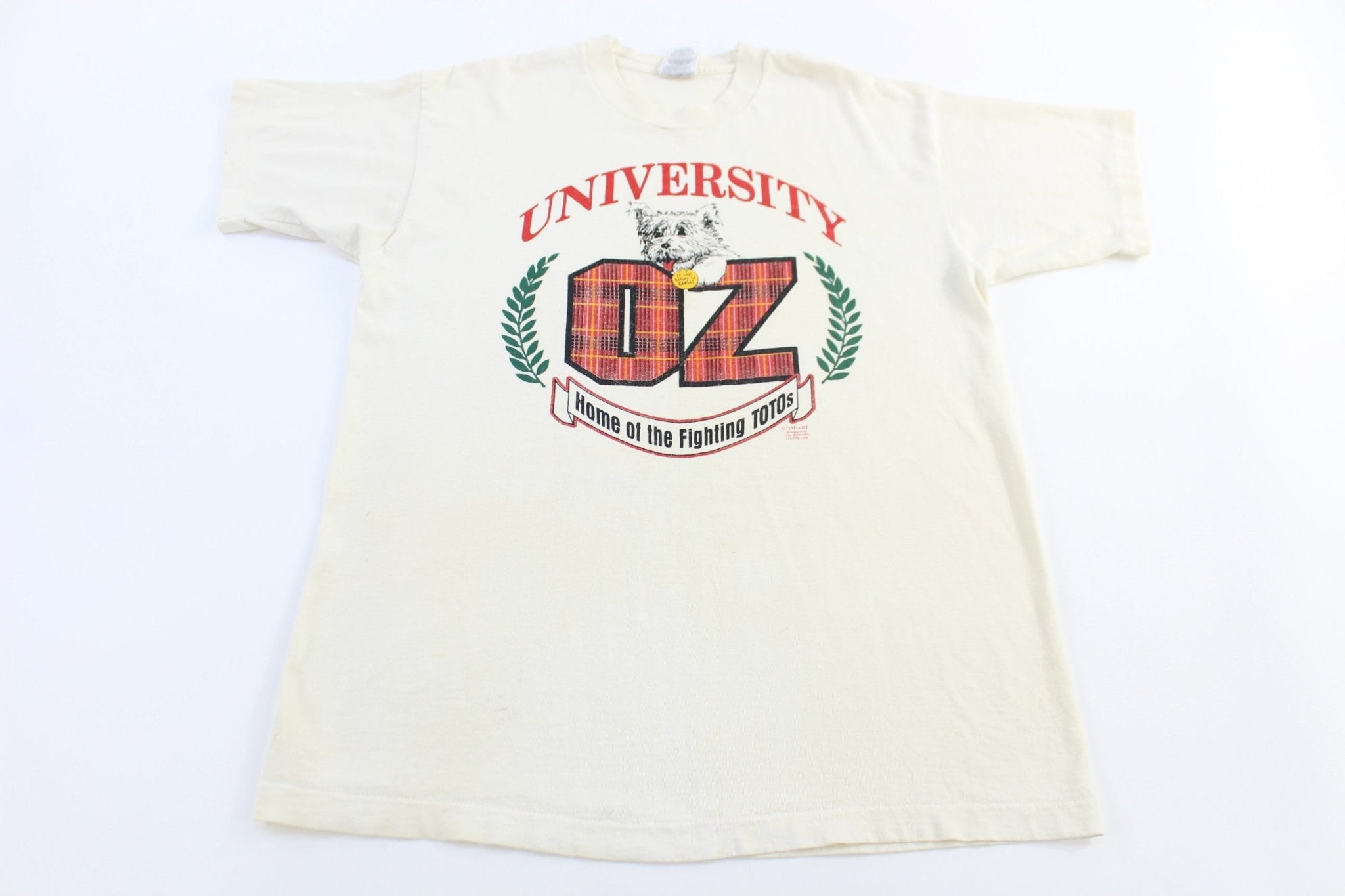 90's Oz University Home of the Fighting Totos T-shirt - Shirts & Tops - Thrifted Threads