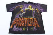 90's Pantera All Over Graphic T-shirt - Shirts & Tops - Thrifted Threads