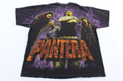90's Pantera All Over Graphic T-shirt - Shirts & Tops - Thrifted Threads