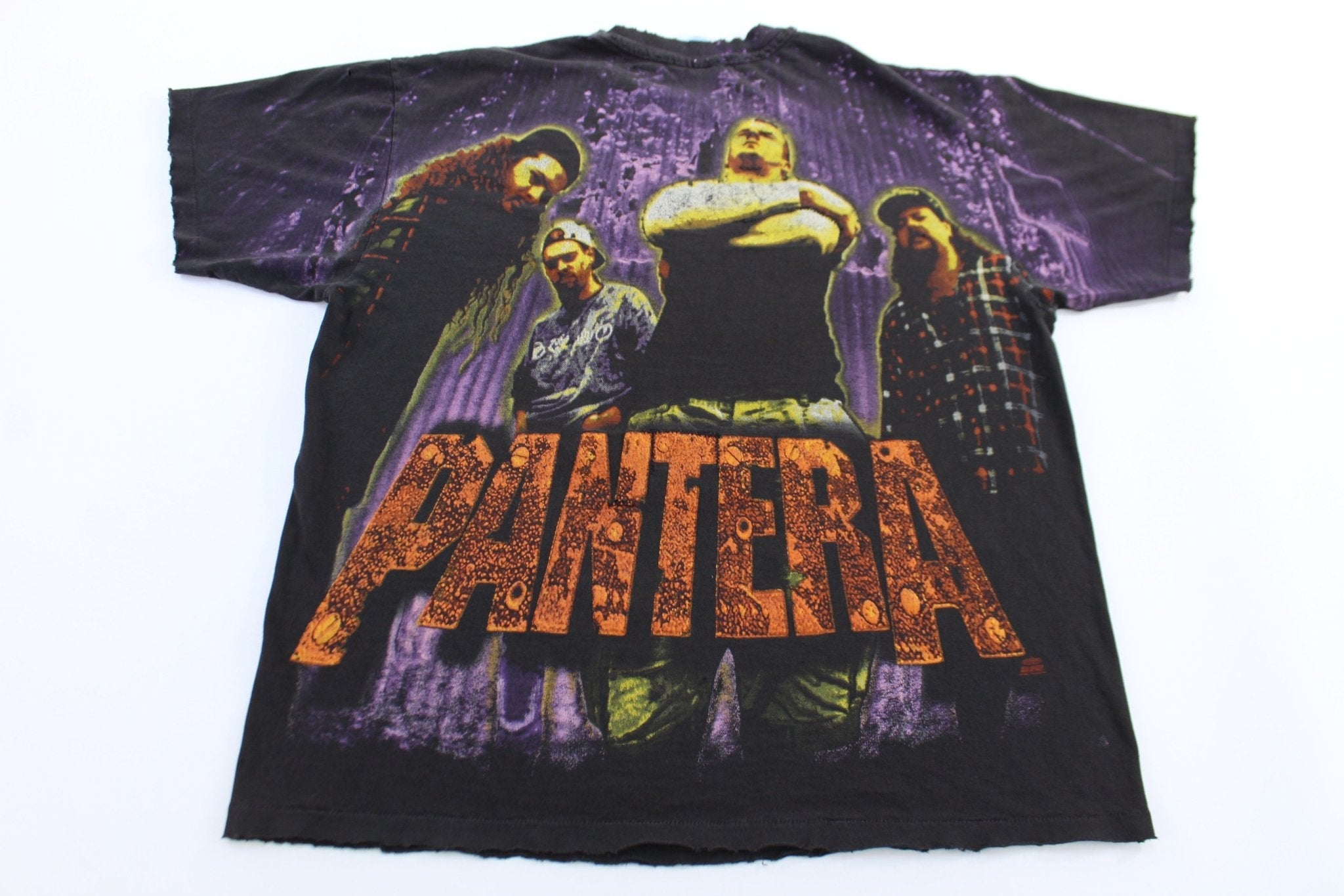90's Pantera All Over Graphic T-shirt - Shirts & Tops - Thrifted Threads