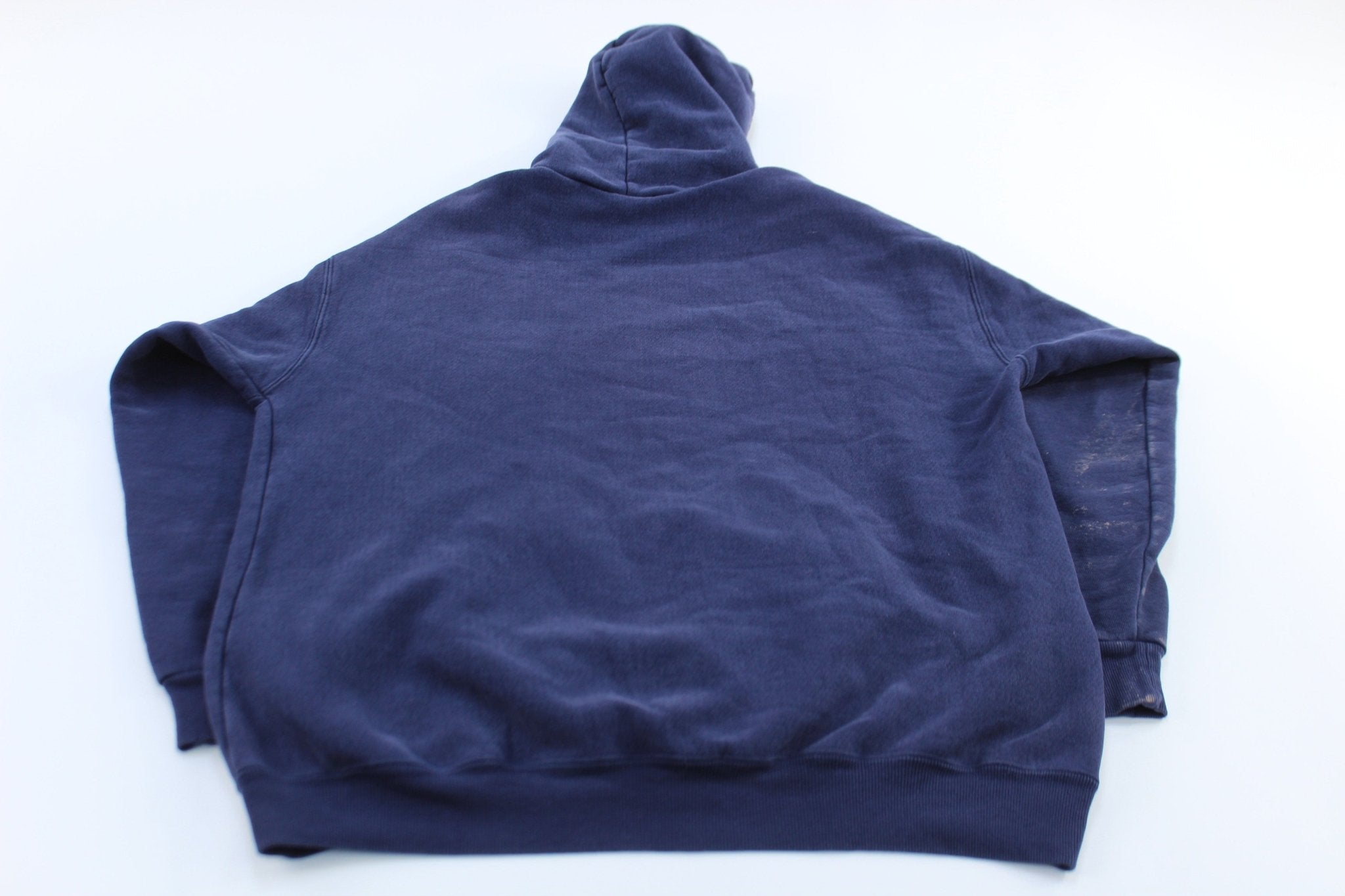 90's Penn State University Embroidered Blue Pullover Hoodie - ThriftedThreads.com