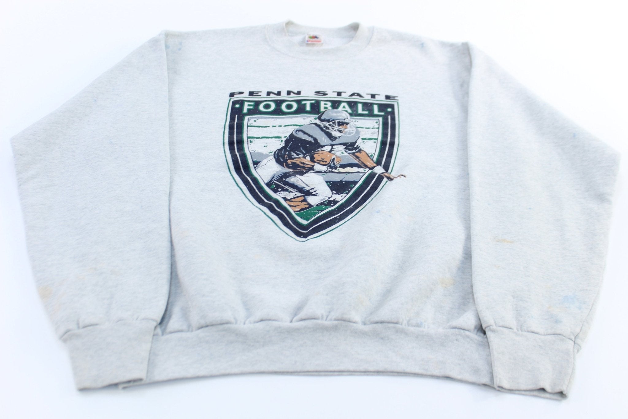 90's Penn State University Football Graphic Sweatshirt - ThriftedThreads.com