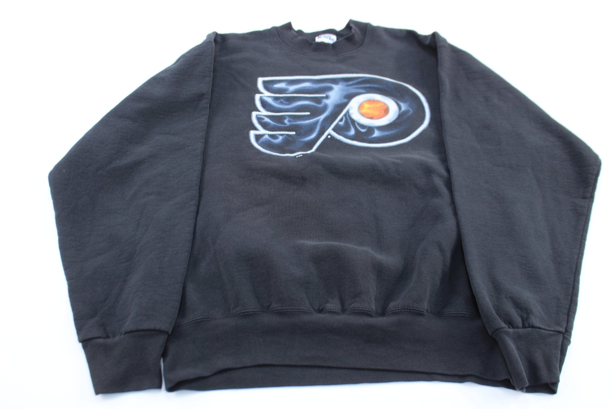 90's Philadelphia Flyers Pro Player Hockey Sweatshirt - ThriftedThreads.com