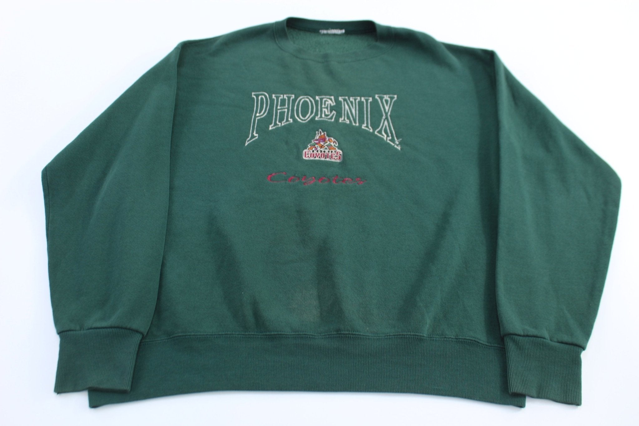 90's Phoenix Coyotes Hockey Embroidered Sweatshirt - ThriftedThreads.com