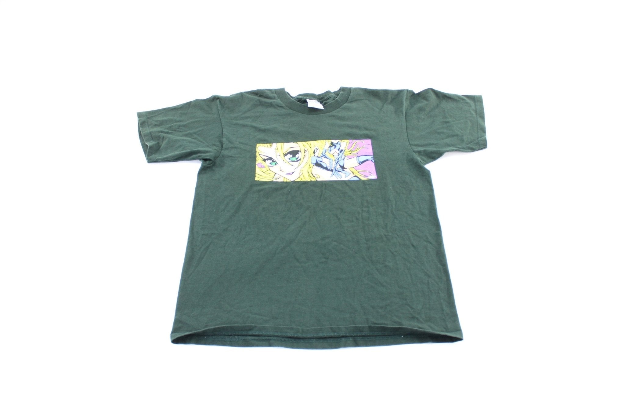 90's Pig Pen x Hook Up's Anime Skate T-Shirt - T-Shirt - Thrifted Threads