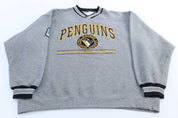 90's Pittsburgh Penguins Hockey Embroidered Lee Sport Sweatshirt - ThriftedThreads.com