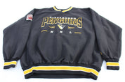 90's Pittsburgh Penguins Hockey Embroidered Sweatshirt - ThriftedThreads.com