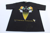 90's Pittsburgh Penguins Hockey Nutmeg Graphic T-Shirt - T-Shirts - Thrifted Threads