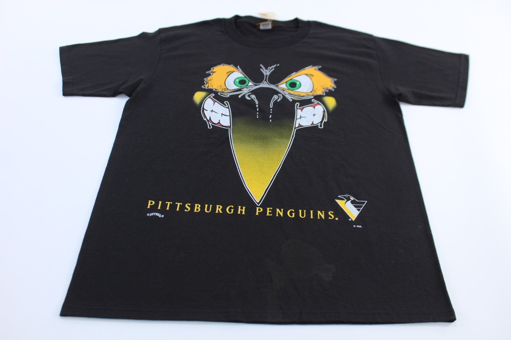 90's Pittsburgh Penguins Hockey Nutmeg Graphic T-Shirt - T-Shirts - Thrifted Threads
