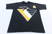 90's Pittsburgh Penguins Hockey Ron Francis Jersey T-Shirt - ThriftedThreads.com