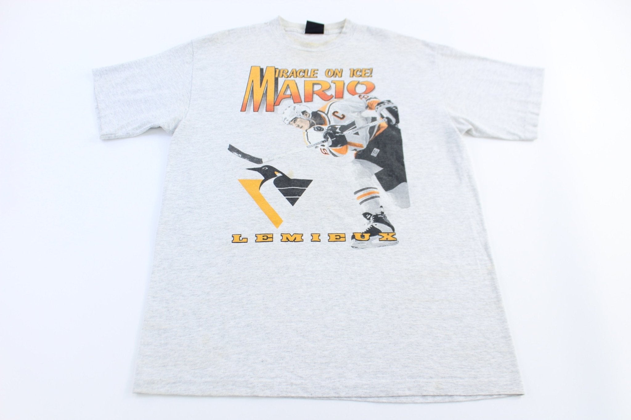 90's Pittsburgh Penguins Mario Lemieux T-shirt - Shirts & Tops - Thrifted Threads