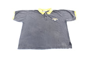 90's Pittsburgh Steelers Embroidered Button Up Polo - ThriftedThreads.com