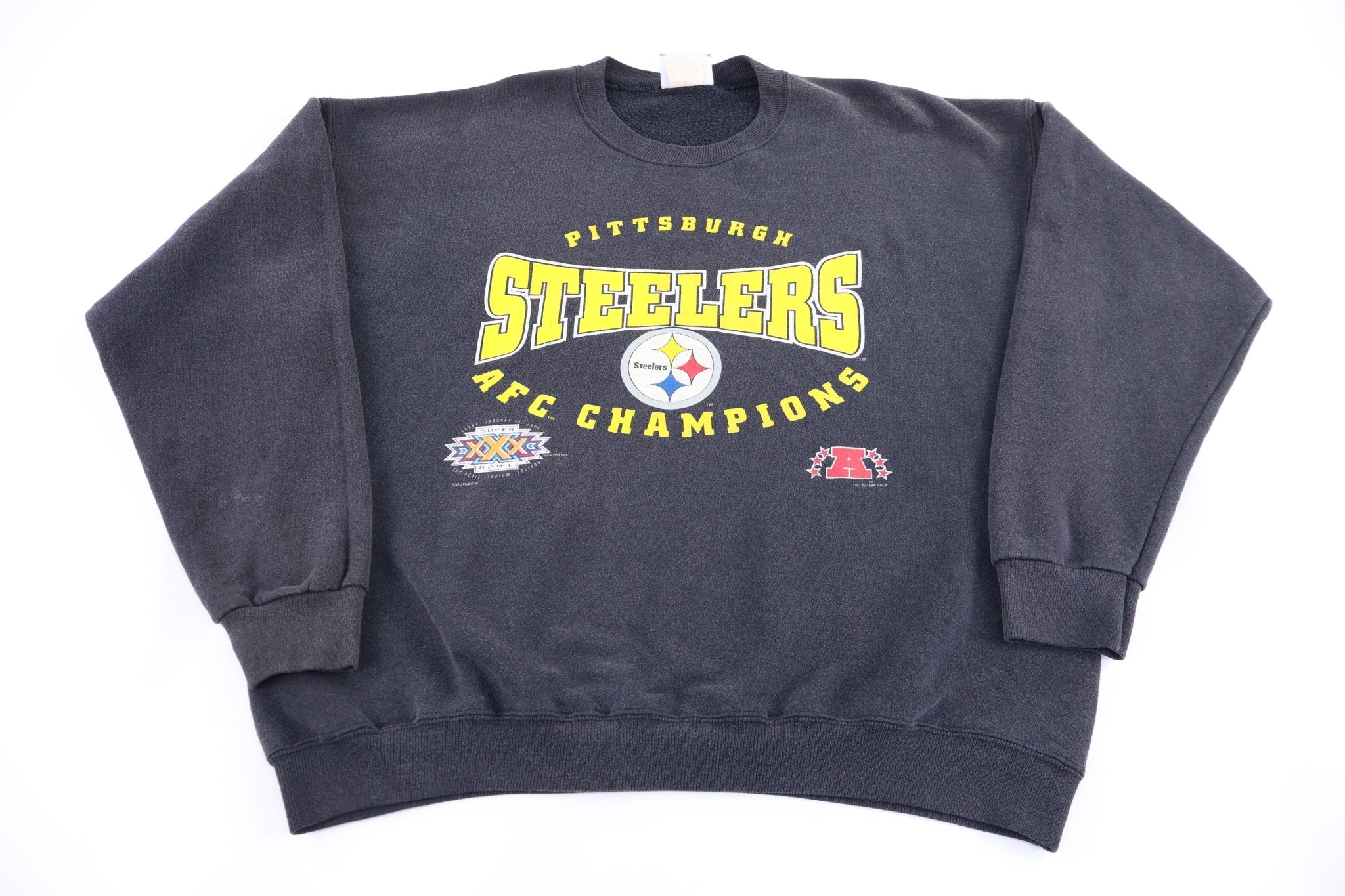 90's Pittsburgh Steelers Football Sweatshirt - Sweatshirt - Thrifted Threads