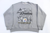90's Pittsburgh Steelers Football Sweatshirt - Sweatshirt - Thrifted Threads