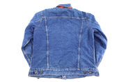 90's Plain Pockets Medium Wash Denim Jacket - Jacket - Thrifted Threads