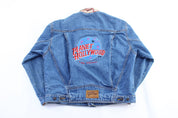 90's Planet Hollywood Embroidered Las Vegas Denim Jacket - Jacket - Thrifted Threads