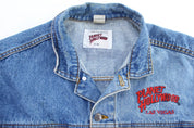 90's Planet Hollywood Embroidered Las Vegas Denim Jacket - Jacket - Thrifted Threads