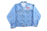 90's Planet Hollywood Embroidered Las Vegas Denim Jacket - Jacket - Thrifted Threads