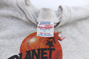90's Planet Hollywood New York Grey Sweatshirt - ThriftedThreads.com