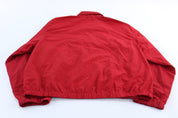 90's Polo by Ralph Lauren Embroidered Golf Logo Red Zip Up Jacket - ThriftedThreads.com