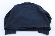 90’s Polo by Ralph Lauren Embroidered Logo Blue Zip Up Jacket - ThriftedThreads.com