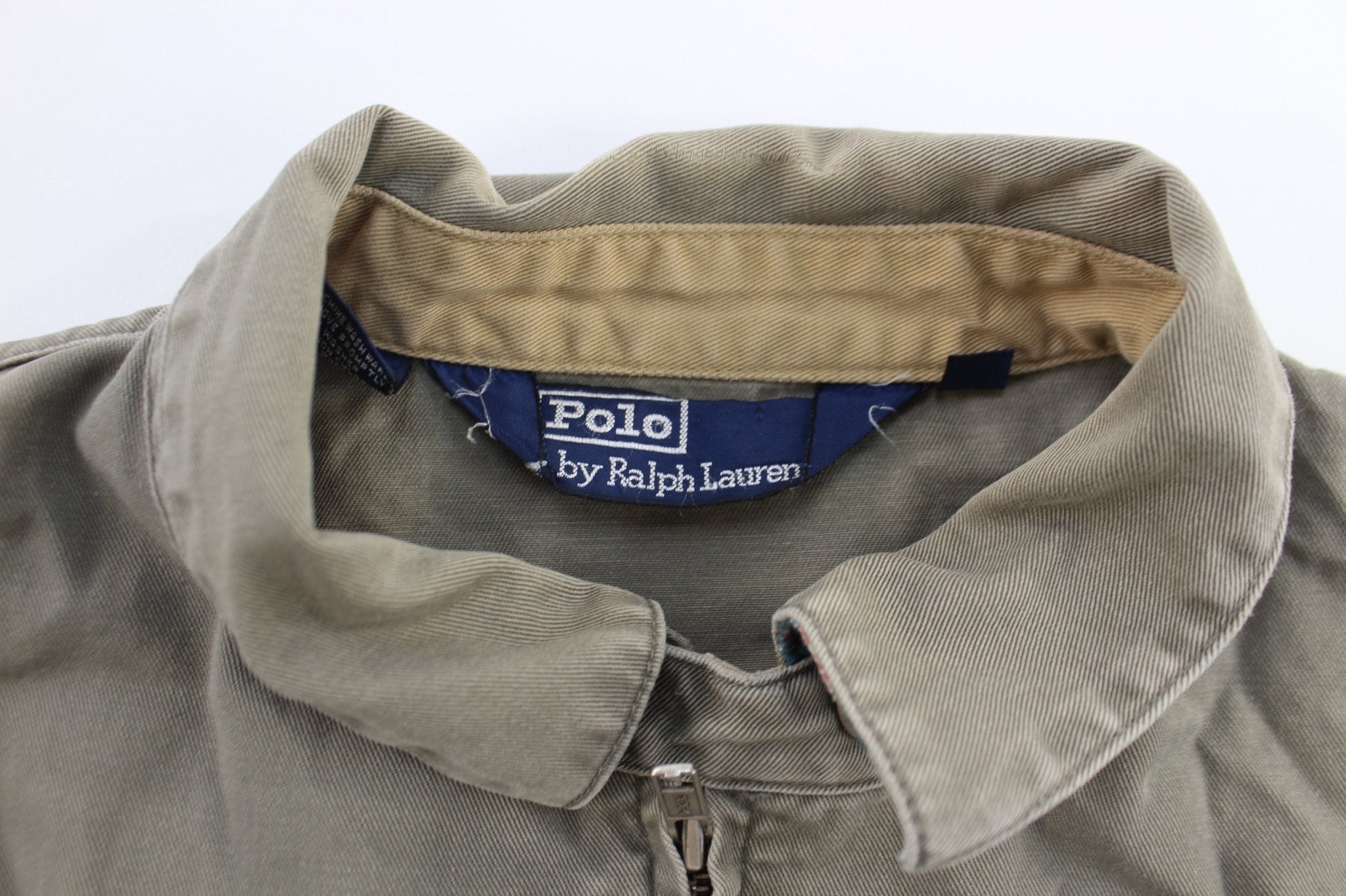 90's Polo by Ralph Lauren Grey Harrington Jacket - ThriftedThreads.com
